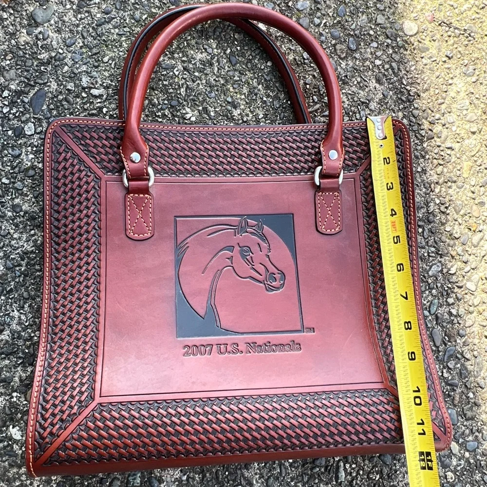 Elegant Brown Leather Briefcase